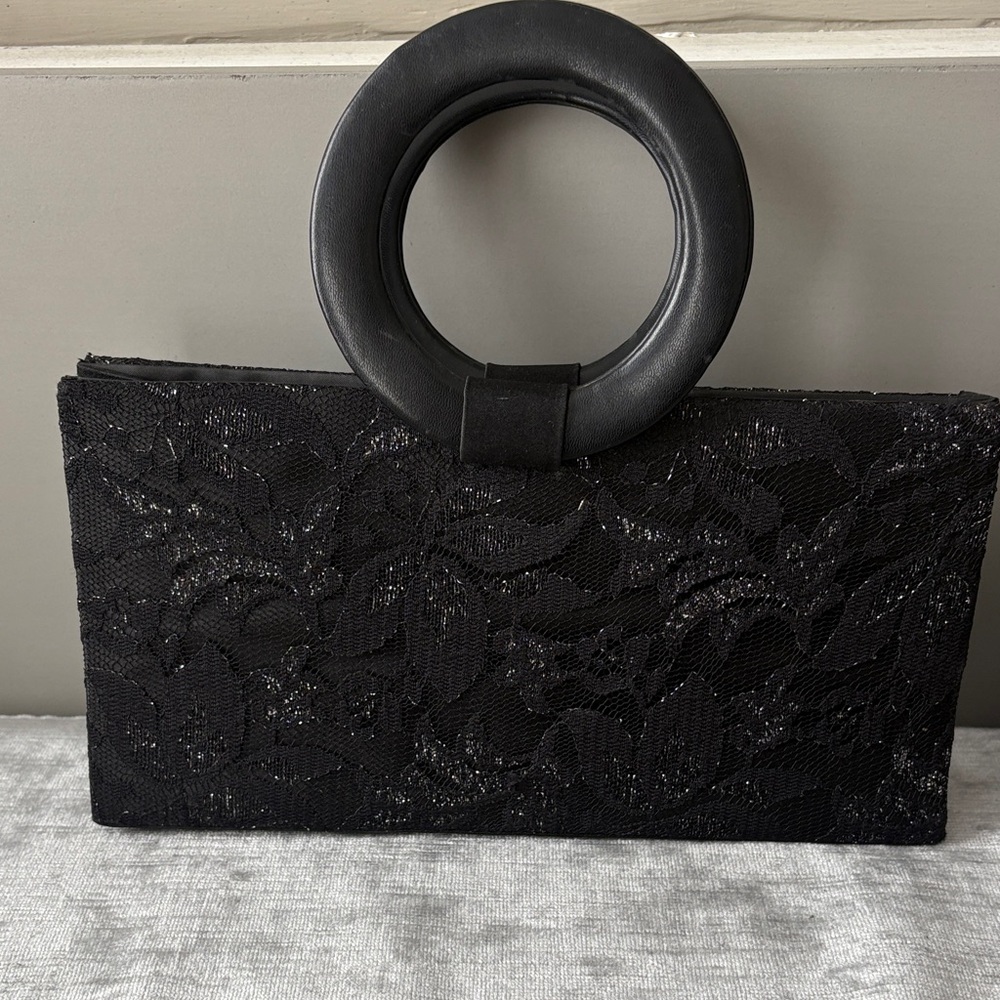 Elegant Black Lace Women's Bag